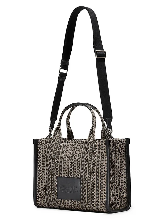 Shop Versace La Vacanza Small Medusa Monogram Jacquard Tote Bag