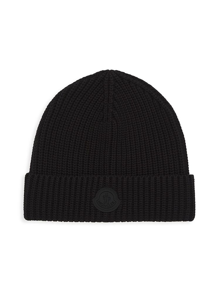 Moncler Men's Berretto Tricot Rib-Knit Hat | The