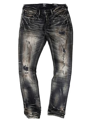 Men's Saloon Five-Pocket Jeans - Black