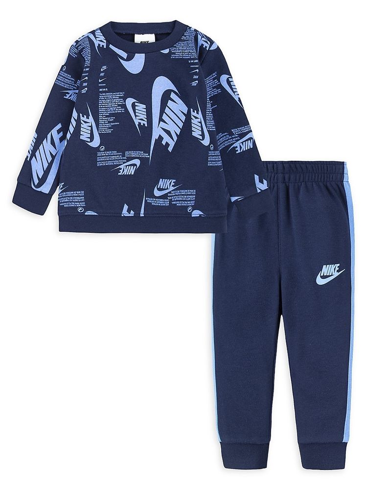 gen Zwembad Informeer Nike Baby Boy's 2-Piece Futura Sportswear Taping Set - Blue Multi Months |  The Summit