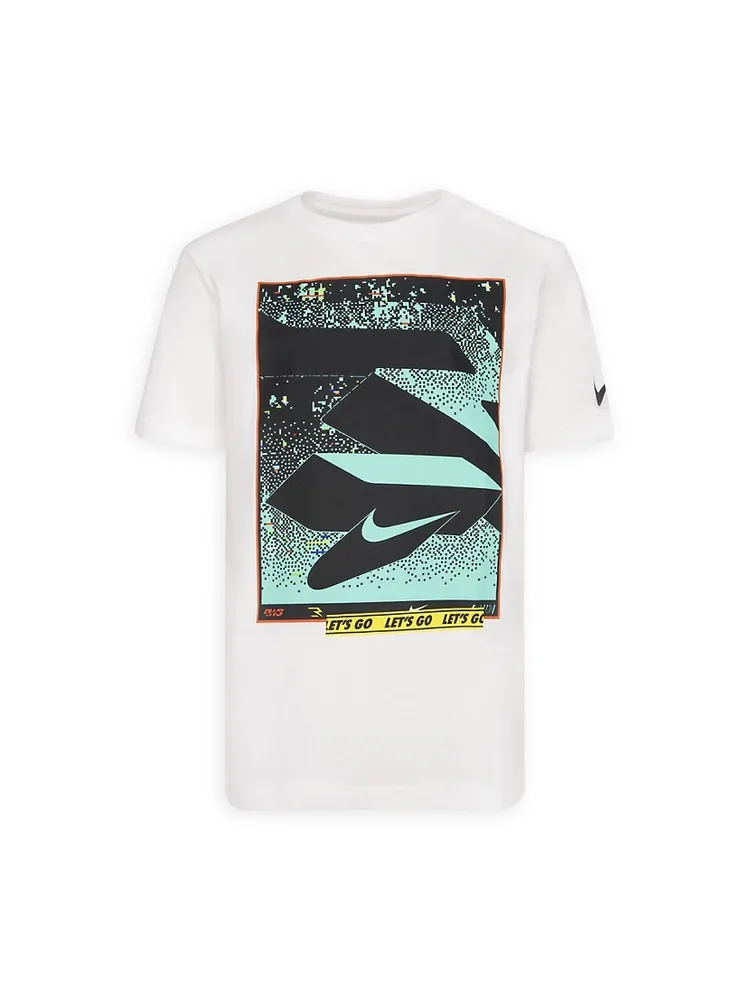 Nike 3BRAND by Russell Wilson Big Boys Crew Neck Long Sleeve Graphic T-Shirt