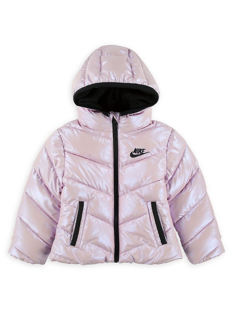 Barry trimestre surco Nike Little Girl's Chevron Puffer Jacket - Pink | The Summit