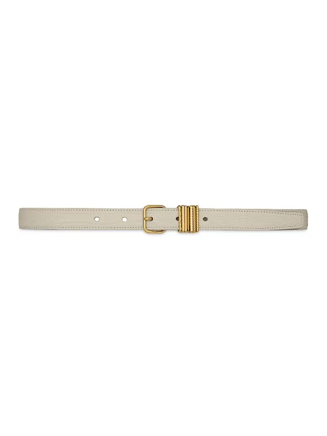 Off-White Arrow Loop Leather Belt