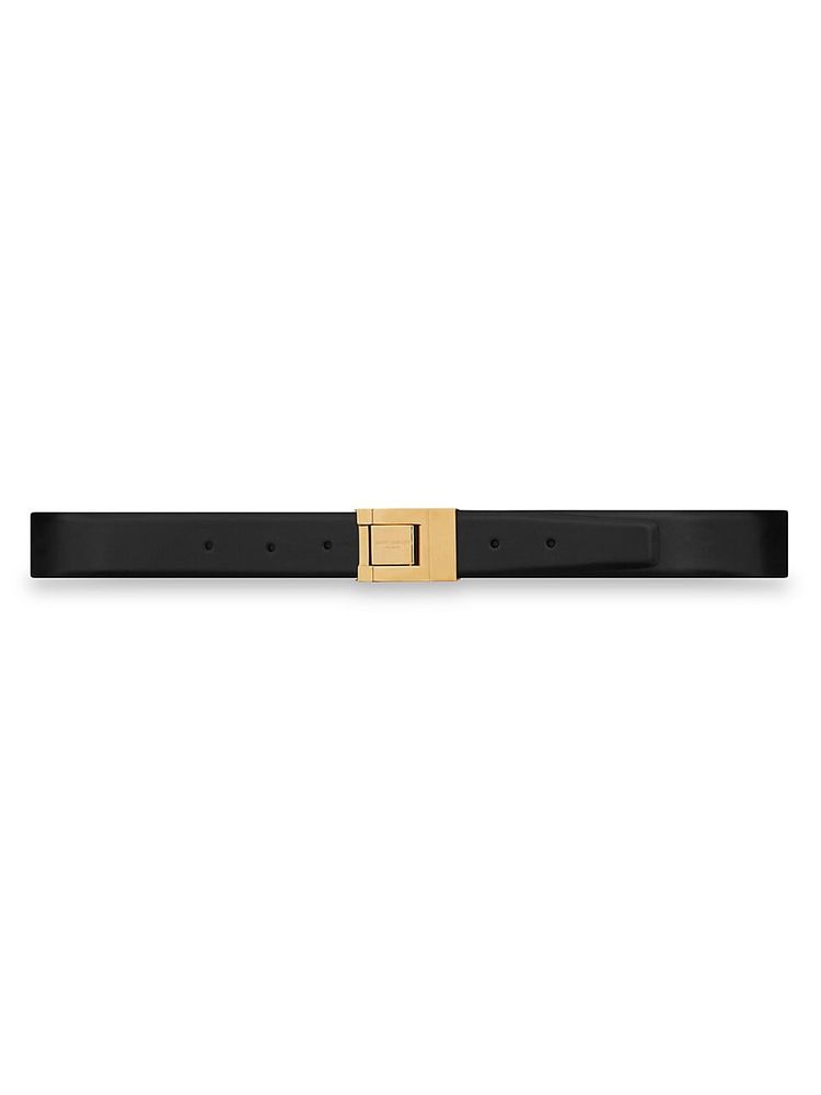 Saint Laurent YSL Belt in Nero