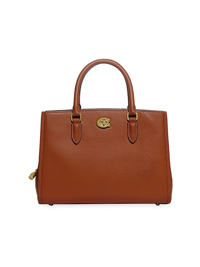 COACH Women's Brooke Pebbled Leather Satchel | The Summit