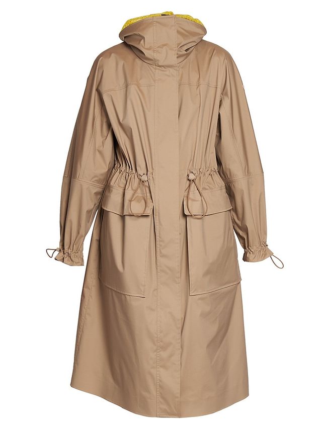 Burberry Women's Roxby Archive Quilted Logo Coat - Beige | The Summit