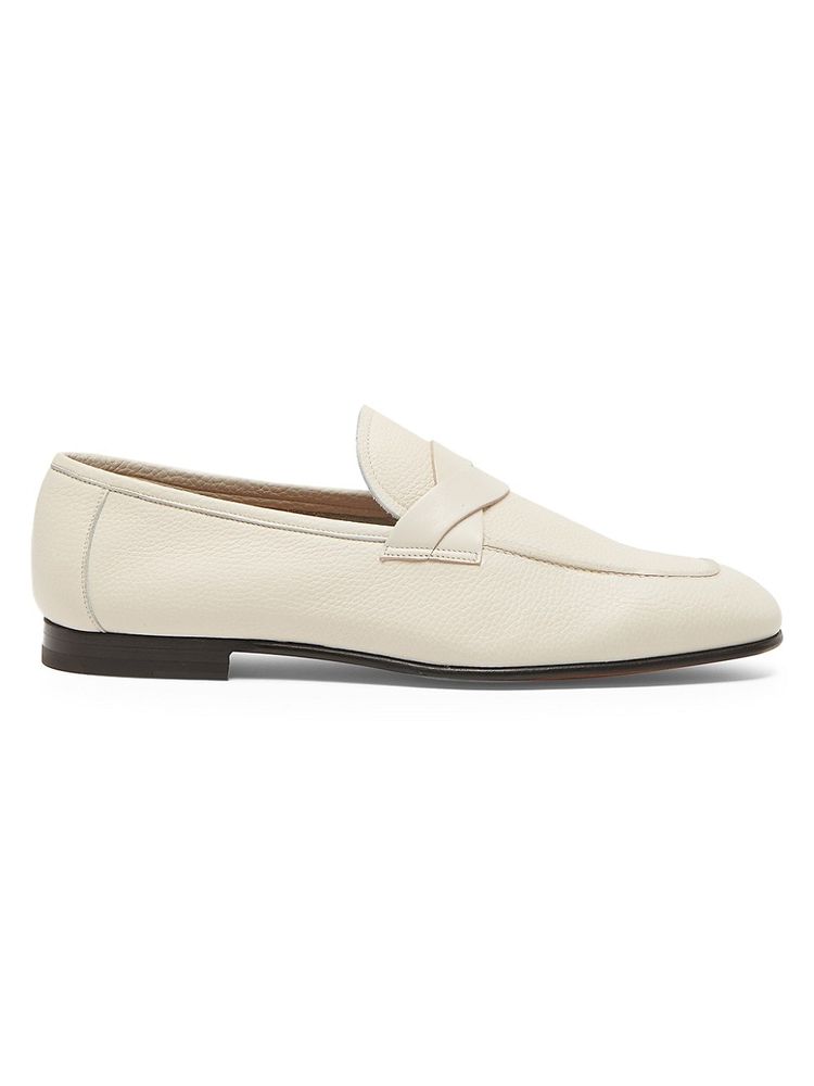Tom Ford Men's Leather Grain Loafers | The Summit