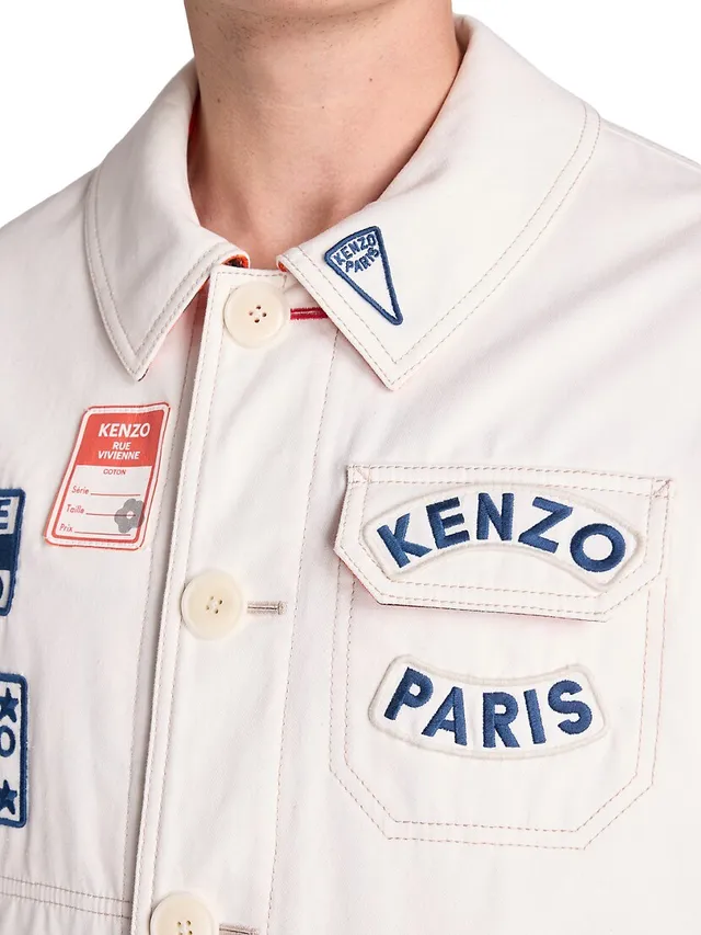 WORKWEAR JACKET WITH BADGES for Men - Kenzo sale