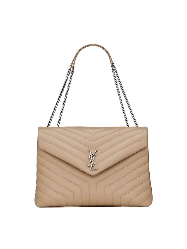 Saint Laurent Ysl Lunch Box Tote Bag in Natural for Men