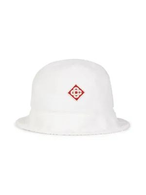 Jacquard bucket hat with Balmain monogram