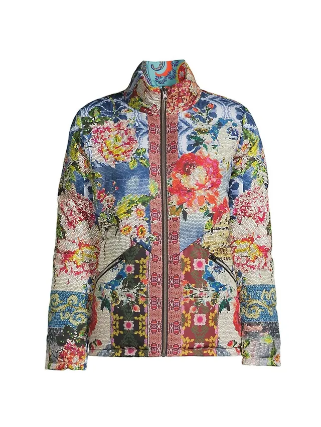 Valentin Reversible Puffer Jacket in Multicoloured - Loro Piana