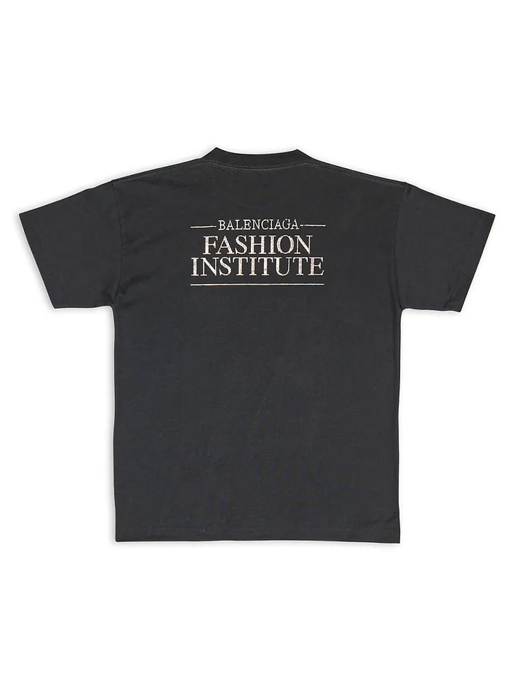 Shop Balenciaga Fashion Institute T-shirt Medium Fit