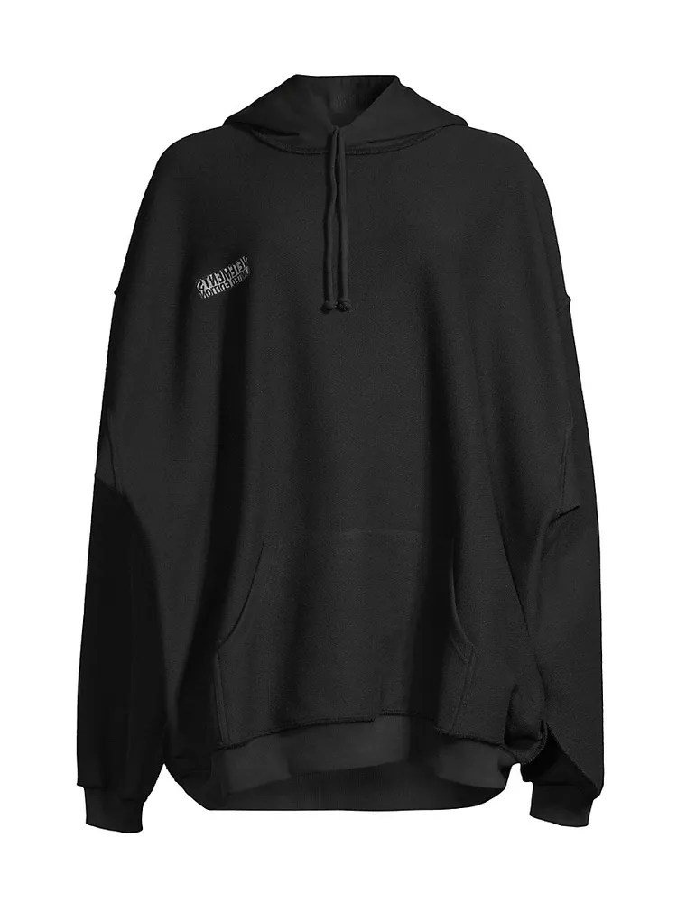 VETEMENTS inside-out effect drawstring hoodie