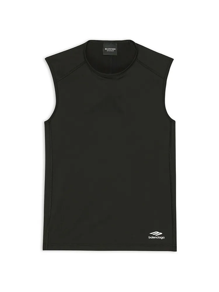 Balenciaga Fitted Spandex Long-Sleeve Top