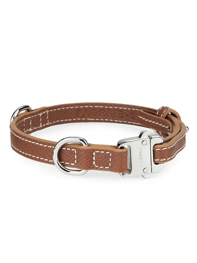 Christian Louboutin Small Loubicollar Leather Pet Collar