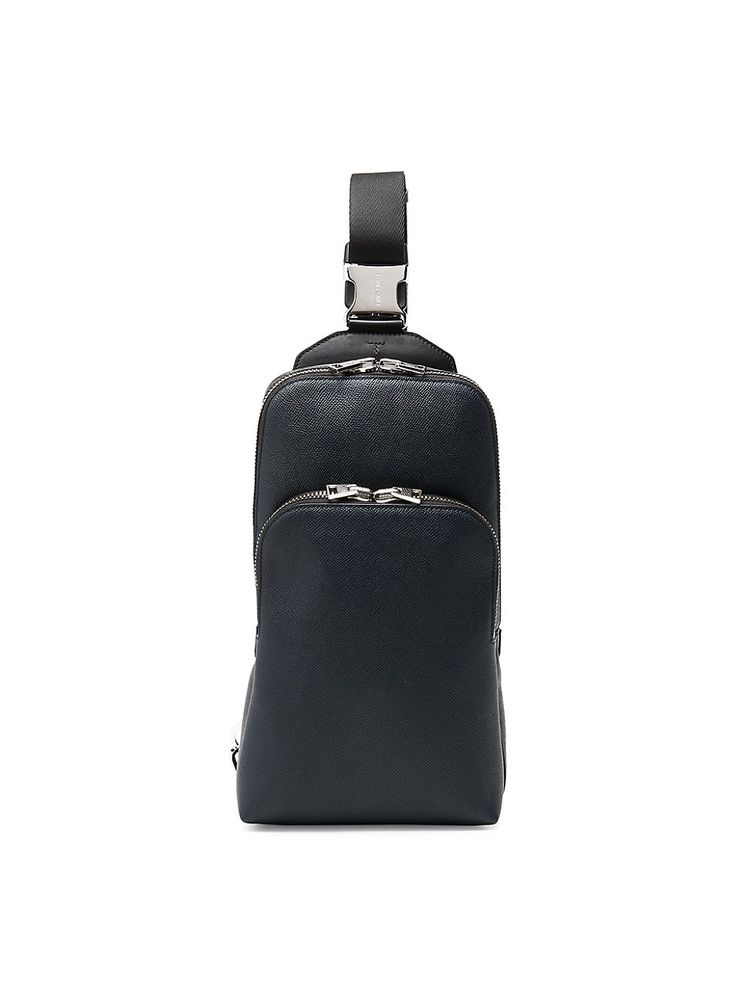 Tom Ford Men's Small Buckley Sling Leather Backpack - Midnight Blue Black |  The Summit