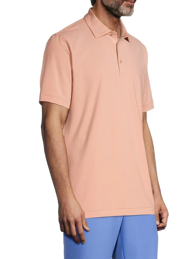 Peter Millar Jubilee Performance Jersey Polo In Golden Rays