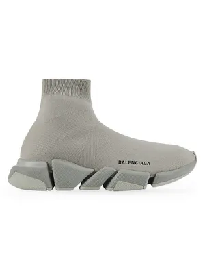 Balenciaga Speed 2.0 Lace-Up Graffiti Recycled Knit Sneaker