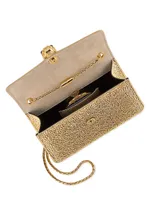 Bvlgari Women's Serpenti Crystal Dust Crossbody Bag