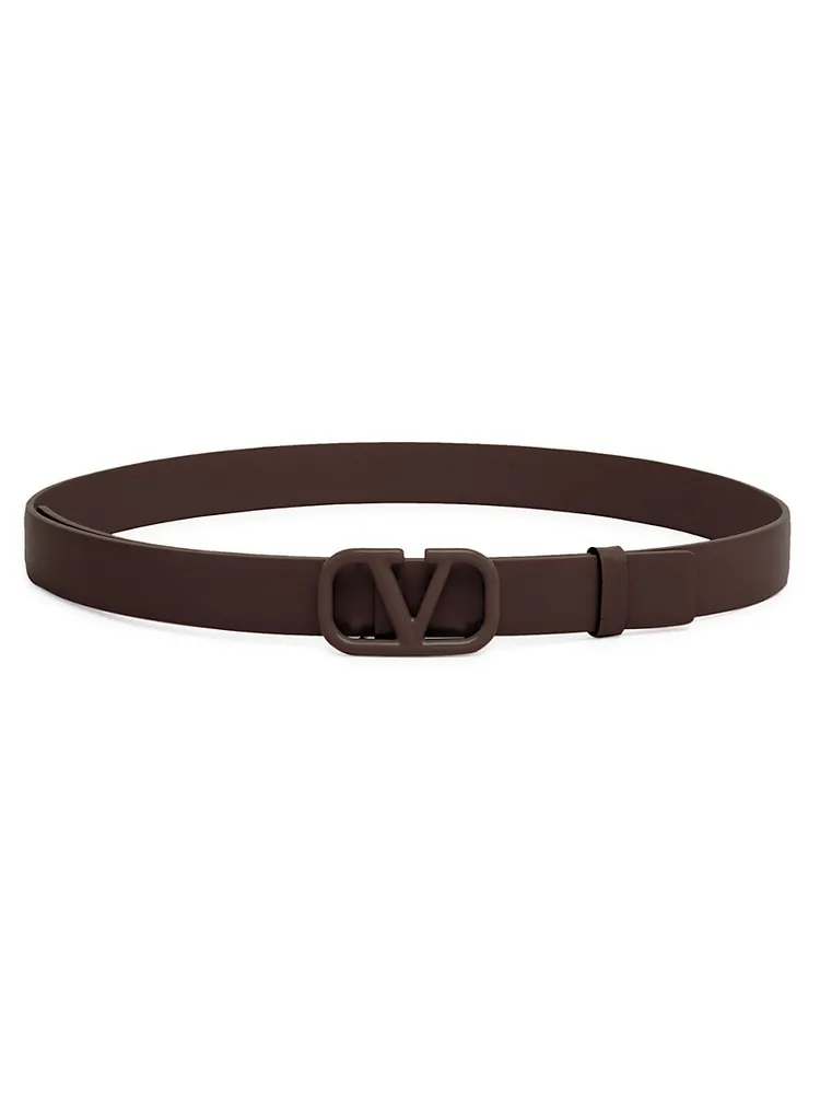 Valentino Garavani | Leather Belt | Black 90