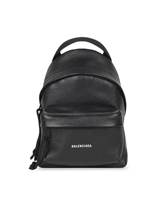 Balenciaga Men's Signature Medium Backpack Bb Monogram Jacquard Canvas - Brown - Backpacks