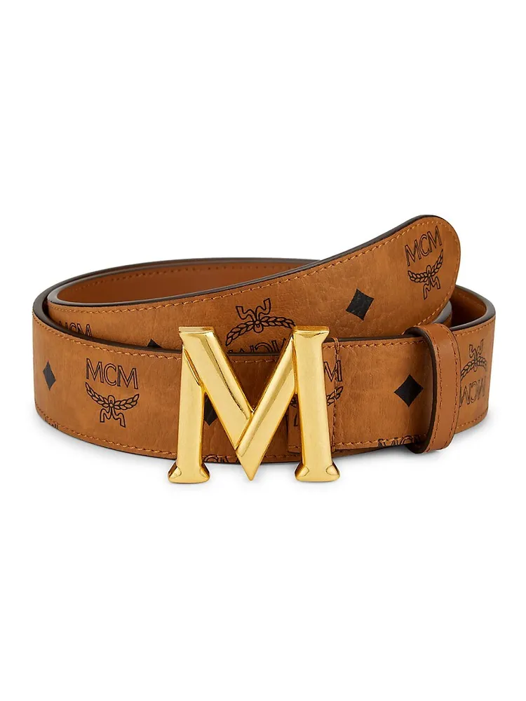 Mcm Reversible Leather Belt