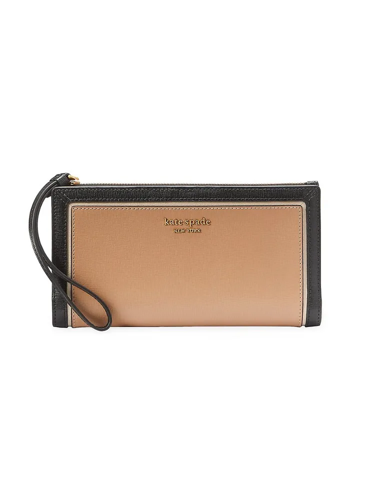 Kate Spade New York Morgan Color-Blocked Saffiano Leather Double