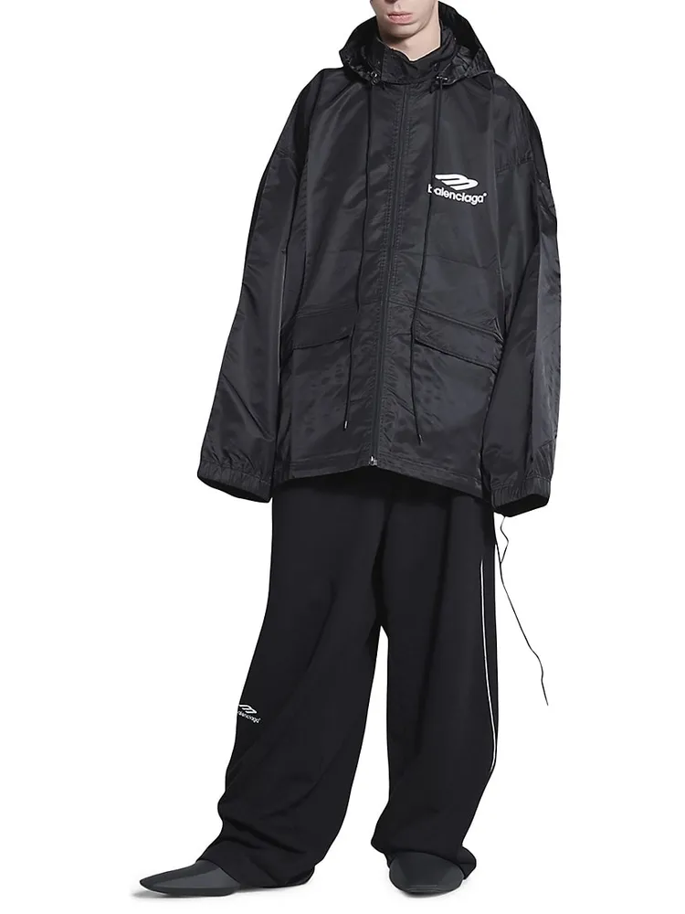 Shop Balenciaga 3B Sports Icon Tracksuit Rain Jacket