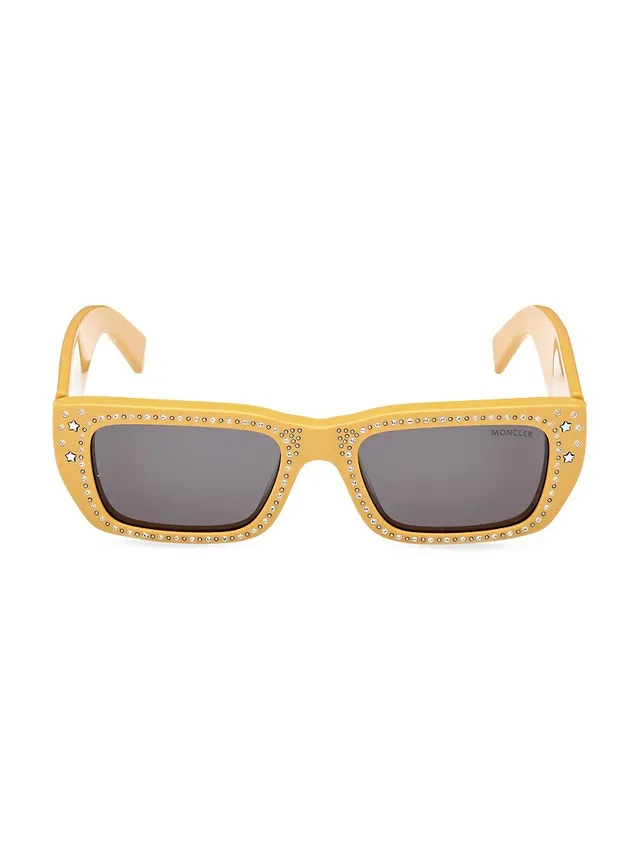 Shop Gucci Outstanding Chain 53MM Round Sunglasses