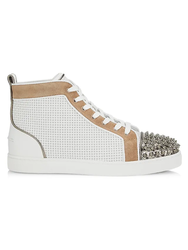 Christian Louboutin Orlato Low Top Men Sneakers With Spikes White 43.5 /  10.5