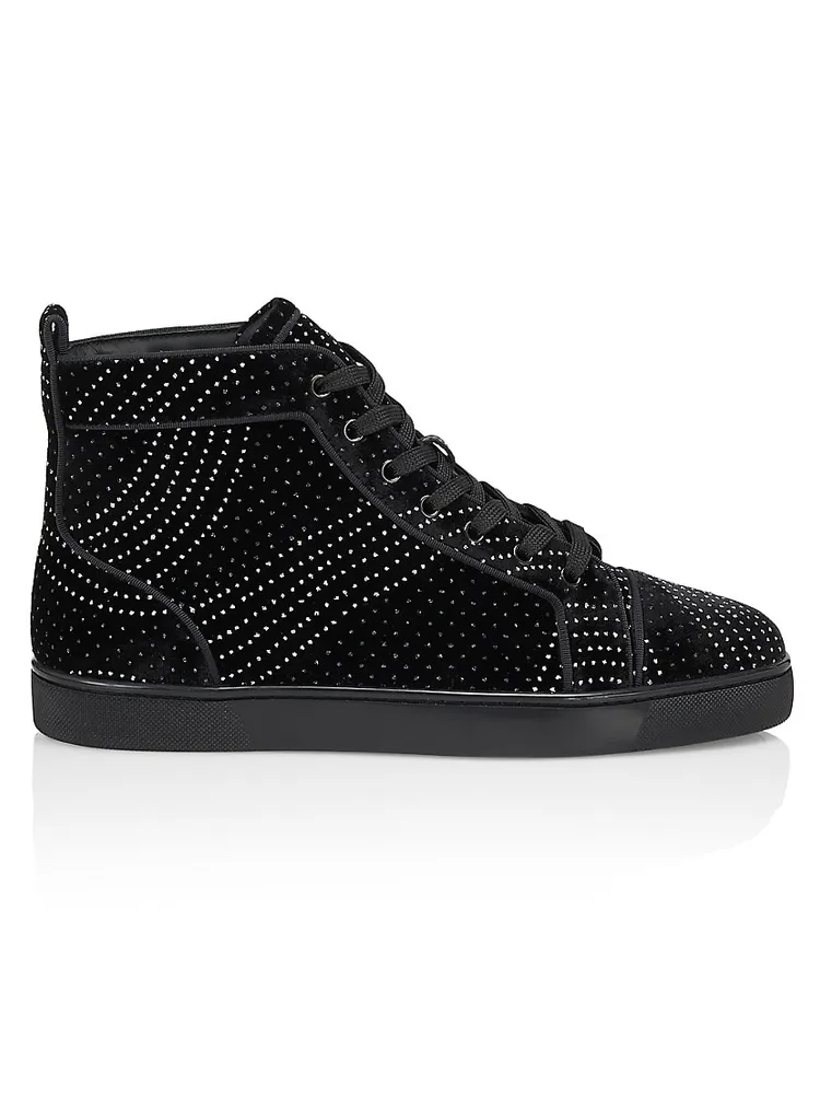 Christian Louboutin - Louis Orlato High Top Flat Silver