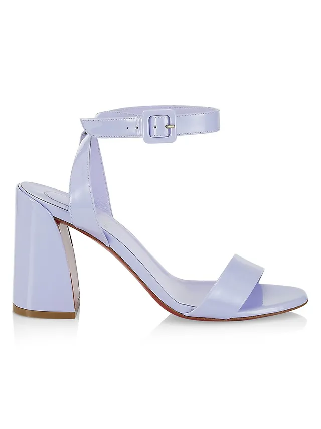 Miss Sabina 55 Metallic Sandals in Silver - Christian Louboutin