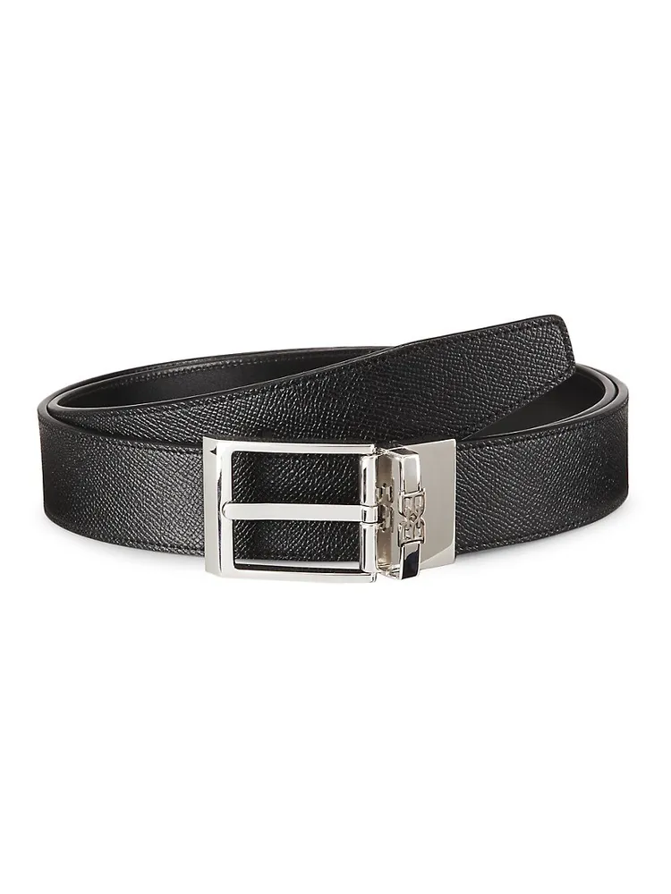 new cassandre buckle belt in smooth leather