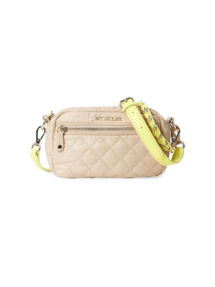 MZ Wallace Crosby Convertible Quilted Shoulder Bag