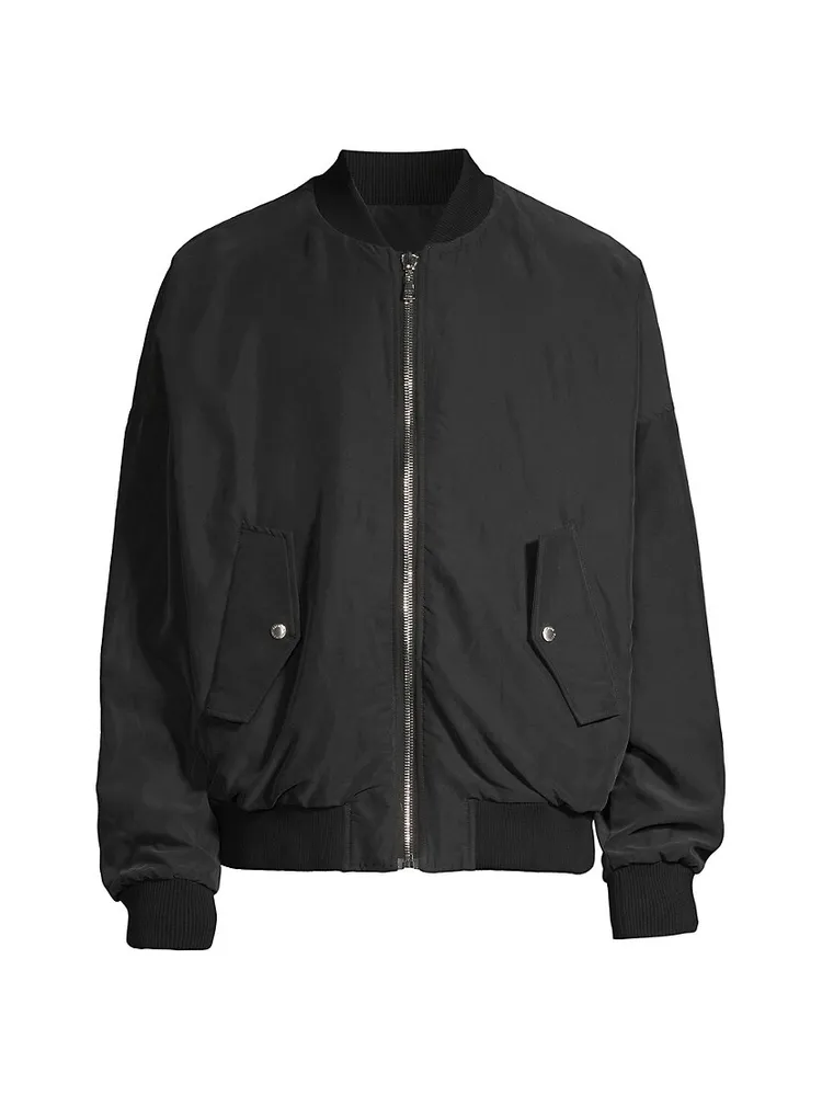 Balmain Monogram Reversible Bomber Jacket in Brown for Men