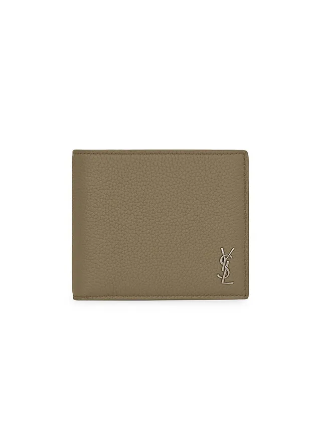 SAINT LAURENT TINY CASSANDRE EAST/WEST WALLET IN MATTE LEATHER – Baltini