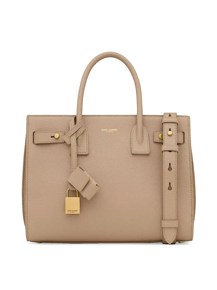 SAC DE JOUR BABY IN SUPPLE GRAINED LEATHER, Saint Laurent