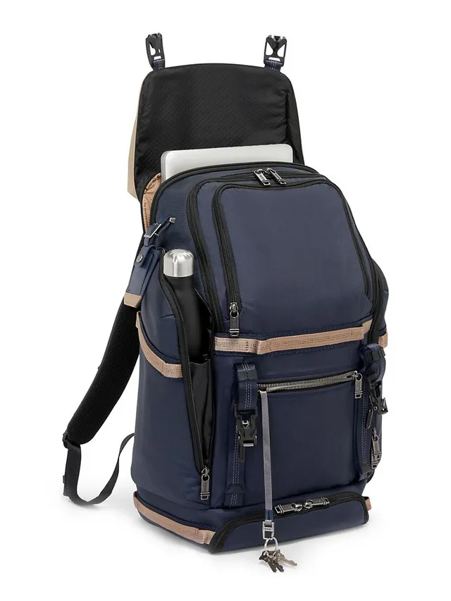 Tumi - Alpha Bravo Navigation Backpack - Midnight Navy/Khaki