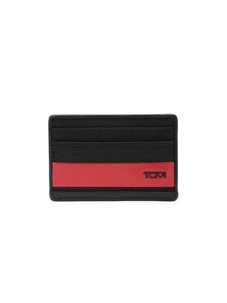 Tumi Men's Nassau SLG Leather Money Clip Card Case