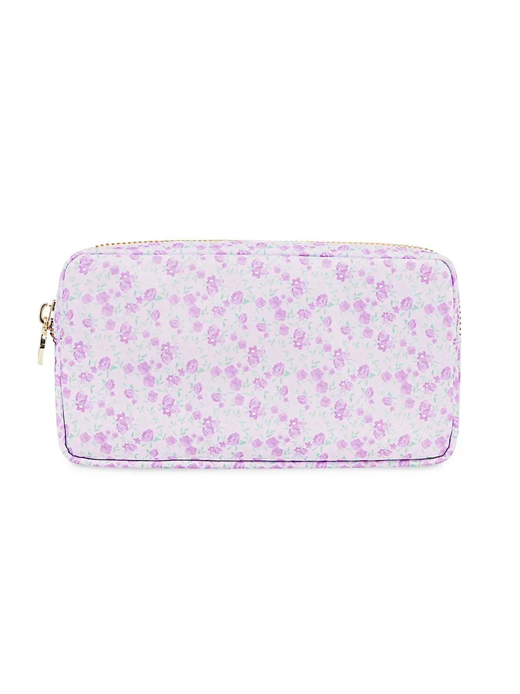 Stoney Clover Lane Small Floral Nylon Pouch