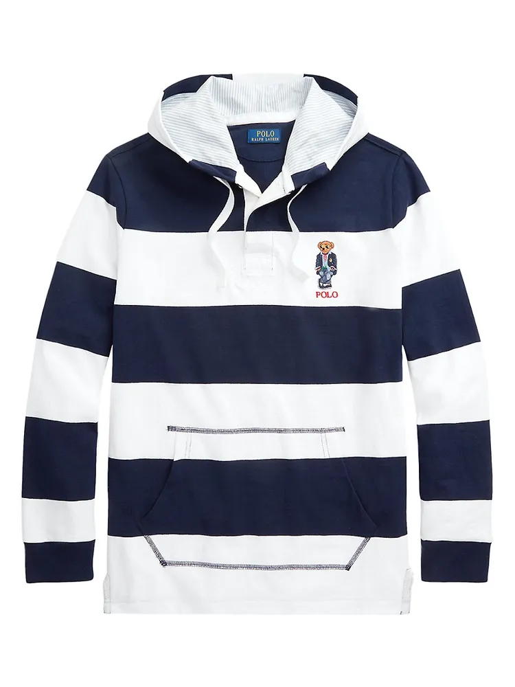 Ralph Lauren Striped Polo Bear Sweatshirt