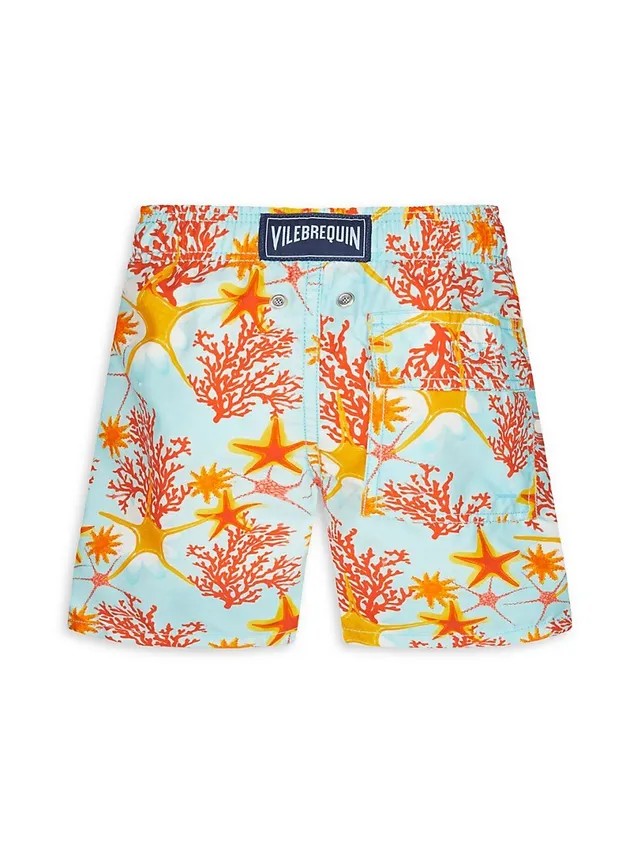 Vilebrequin Men's Flocked Starlettes Swim Trunks