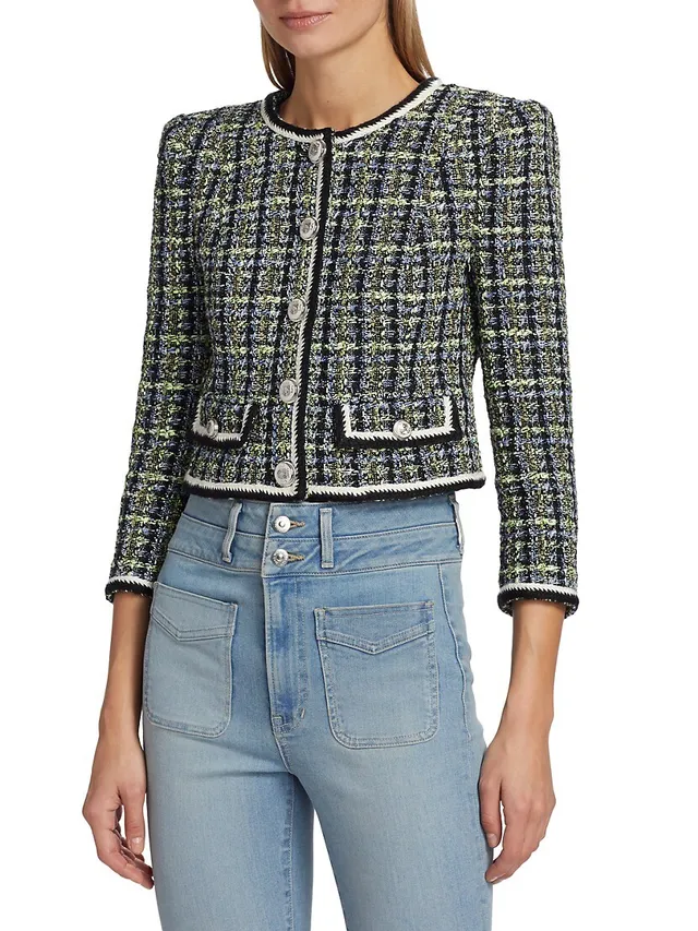 Shop Isabel Marant Étoile Nameo Tweed Jacket