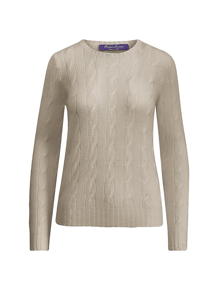 Ralph Lauren Collection Women's Cable Knit Cashmere Sweater | The Summit