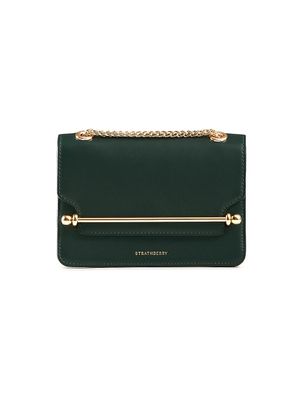 Strathberry East/West Mini Leather - Bottle Green