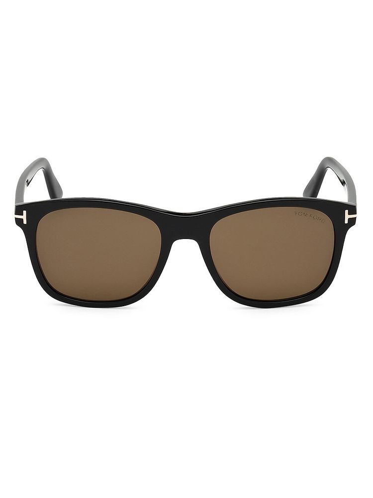 Tom Ford Men's 55MM Eric-02 Squared Sunglasses - Black Summit