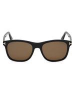 Tom Ford Men's 55MM Eric-02 Squared Sunglasses - Black | The Summit