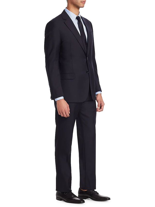 Emporio Armani Men's G-Line Super 130s Wool Two-Button Slim-Fit Suit | The  Summit