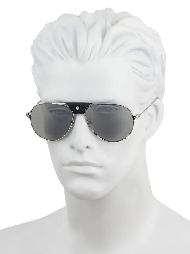 Big Mo's Toys Silver Mirrored Aviator Sunglasses Costume Accessory