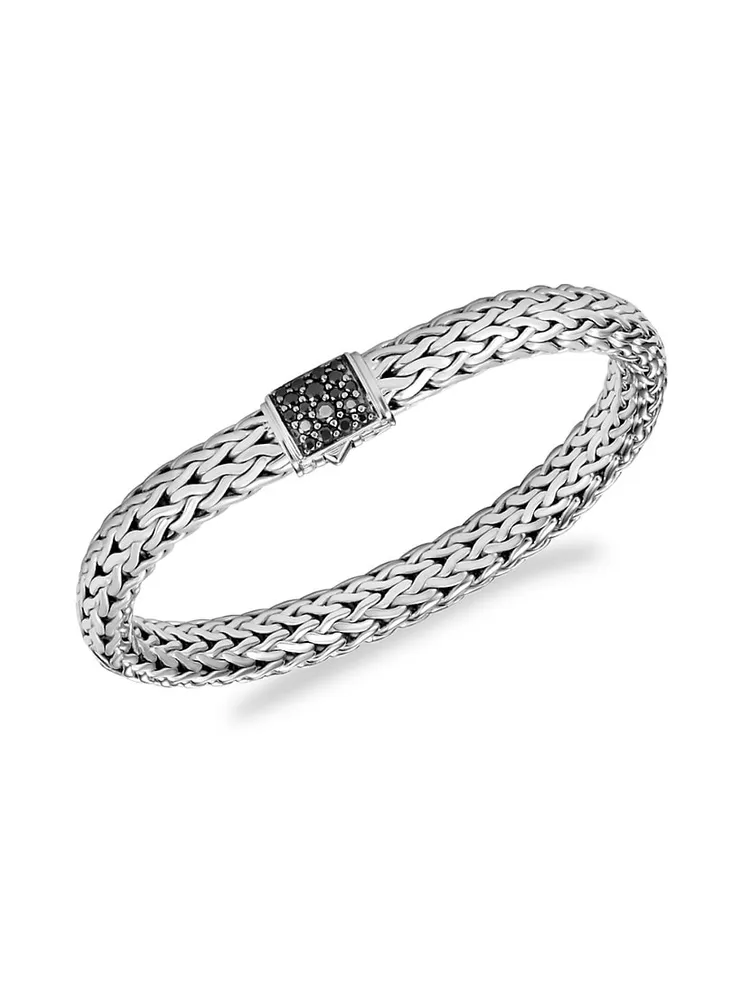 Sterling Silver Woven Chain Bracelet